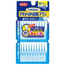 KOBAYASHI Pharmaceutical Soft Interdental Brush L мʼяка міжзубна щітка, 20 шт