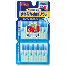 KOBAYASHI Pharmaceutical Soft Interdental Brush S мʼяка міжзубна щітка, 40 шт