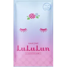 LULULUN Face Mask Hakone Hydrangea інтенсивно зволожуюча маска з екстрактом гортензії, 1 шт