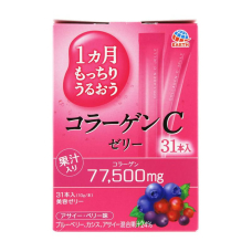 EARTH CHEMICAL Collagen C Jelly колагенове желе з вітаміном С (лісові ягоди), 31 стік