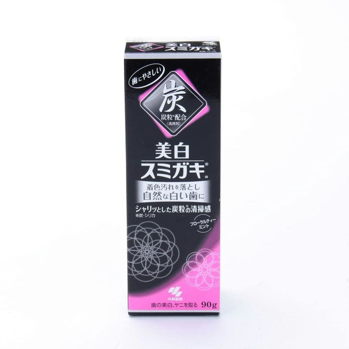 KOBAYASHI Sumigaki Whitening відбілююча зубна паста з деревним вугіллям, 90 г