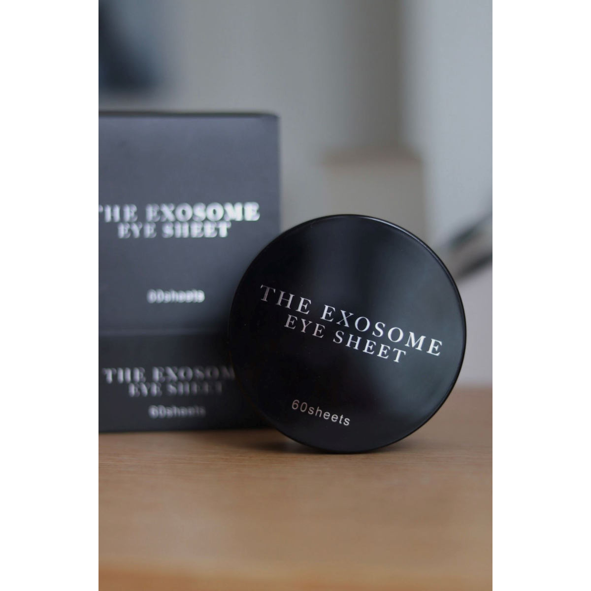 KOR JAPAN The Exosome Eye Sheet Black зволожуючі патчі під очі з екзосомами (60 шт)