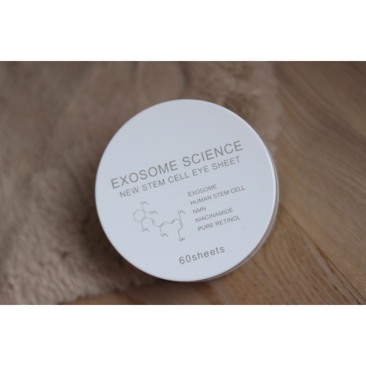 KOR JAPAN The Exosome Eye Sheet White кругові зволожуючі патчі під очі з екзосомами (60 шт)