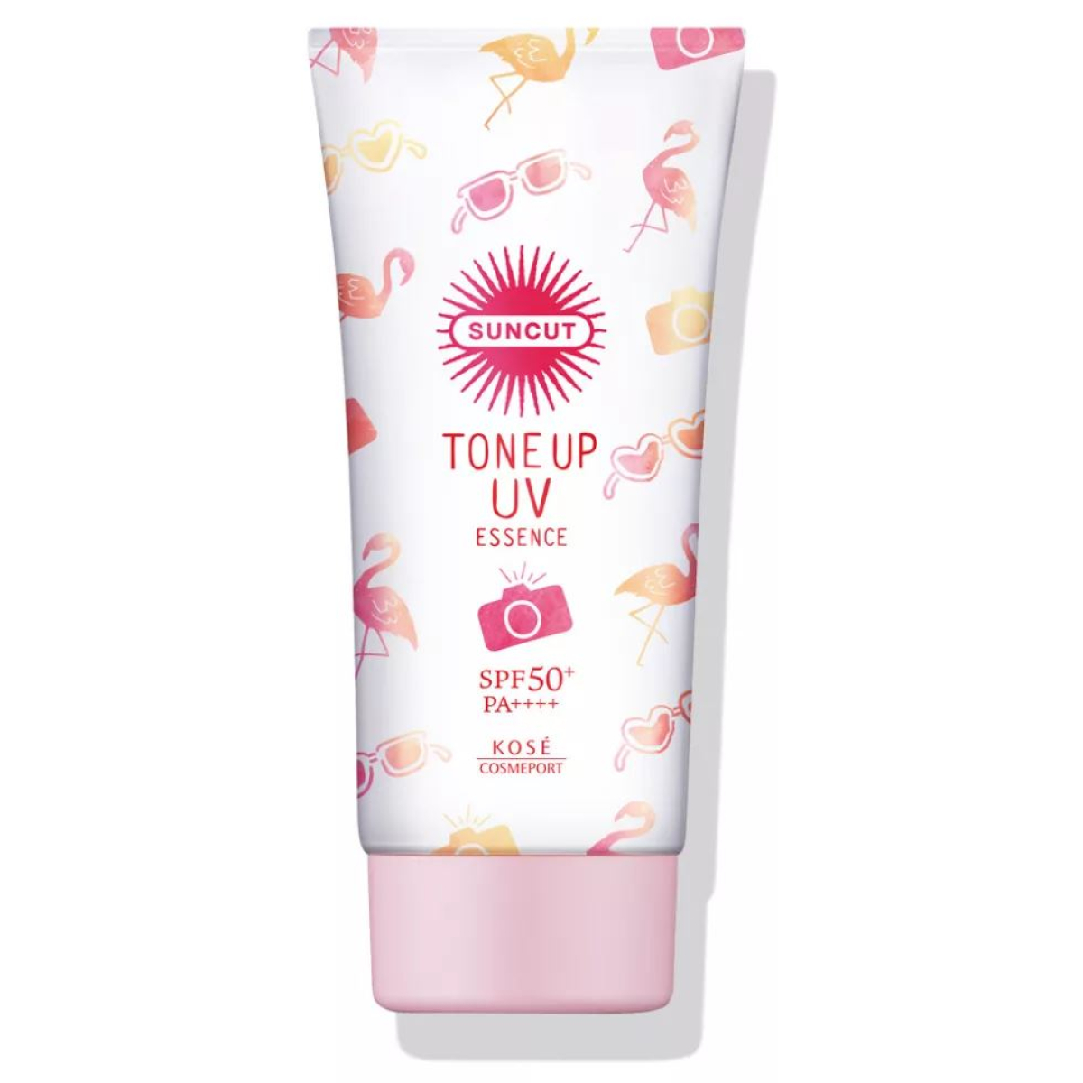 KOSE Suncut SPF50+ есенція корекція кольору, рожевий фламінго 80 гр