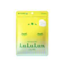 LULULUN Face Mask Setouchi Lemon освітлююча маска з екстрактом лимону, 7 шт
