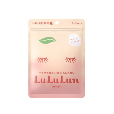 LULULUN Face Mask Yamanashi Peach відновлююча маска з персиком і перлами, 7 шт