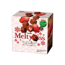 MEIJI Melty Kiss Strawberry сезонний шоколад з полуницею, 53 гр