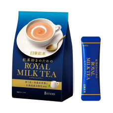 NITTOH Royal Milk Tea розчинний чорний чай з молоком та цукром, 10 стіків