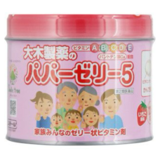 OHKI Papa Jelly-5 витаминный комплекс для детей (клубника), 120 драже