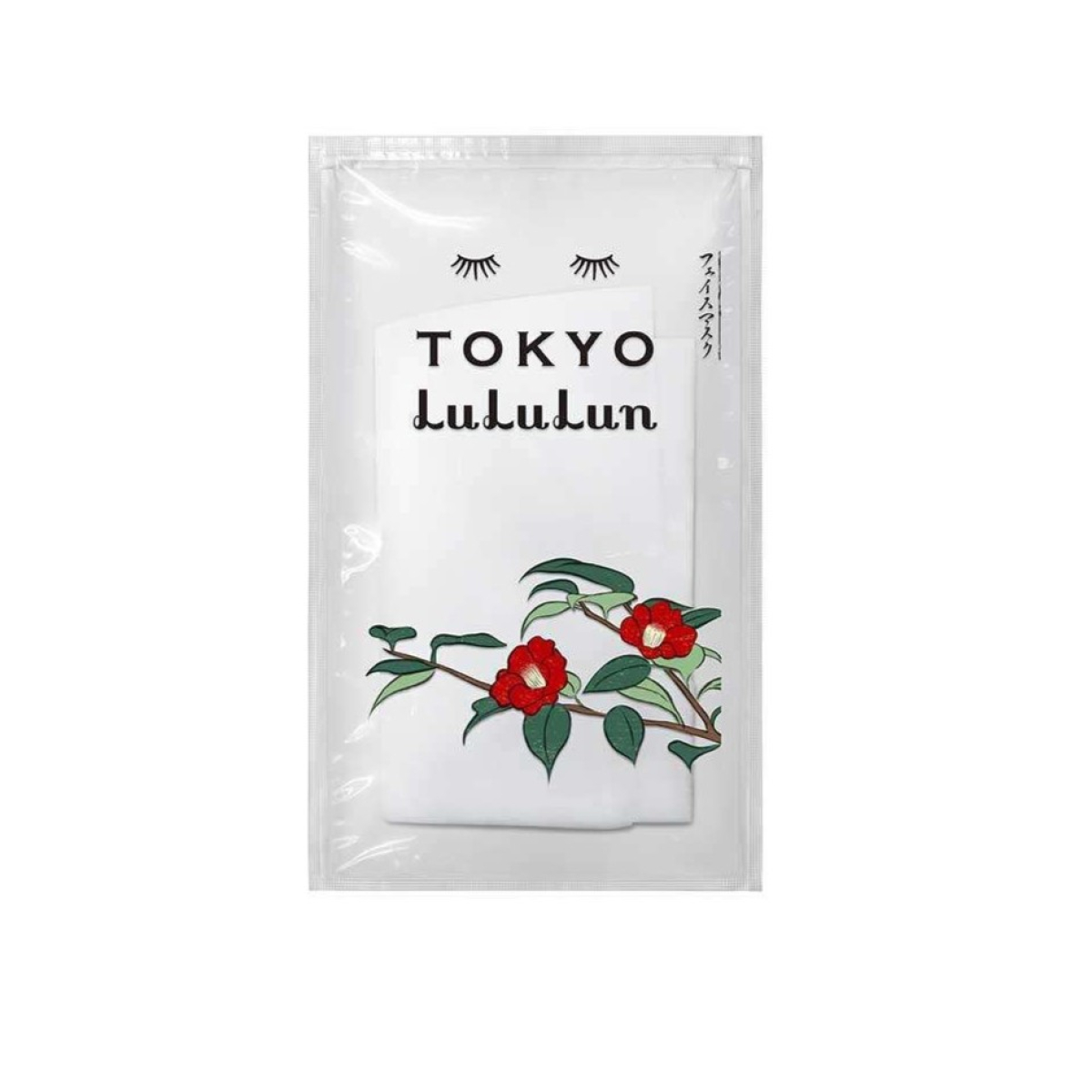 LULULUN Face Mask Tokyo Camellia омолаживающая маска с маслом камелии, 1 шт