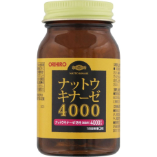 ORIHIRO наттокіназа 4000FU + лецитин (30 днів) 60 табл