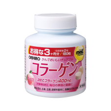 ORIHIRO MOST Chewable Collagen колаген з амінокислотами в жувальній формі, 180 табл
