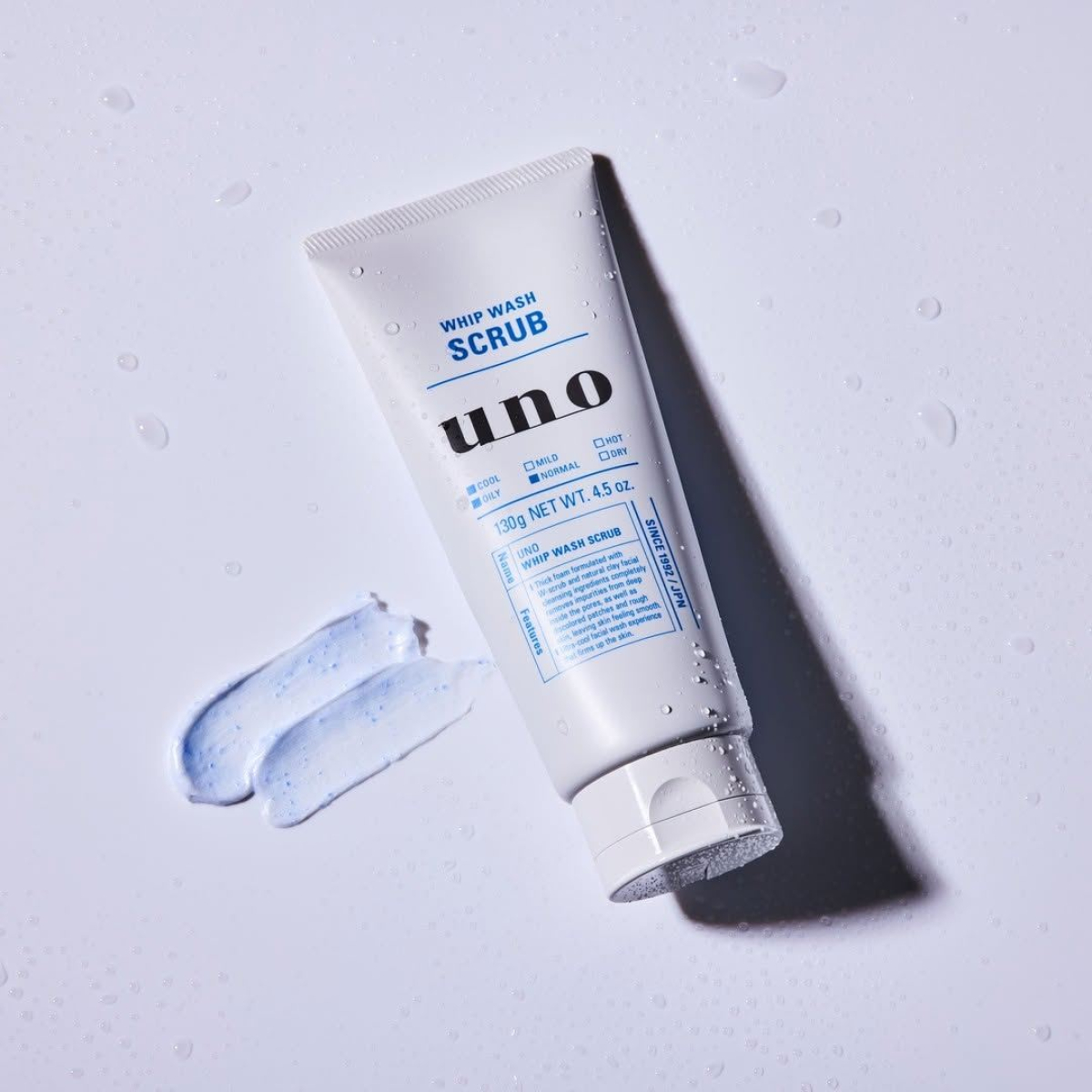 FINETODAY Uno Whip Wash Scrub пінка-скраб для ретельного очищення чоловічої шкіри, 130 г