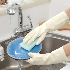 ST Family Premium Touch побутові рукавички з гіалуроновою кислотою, 1 пара, розмір S