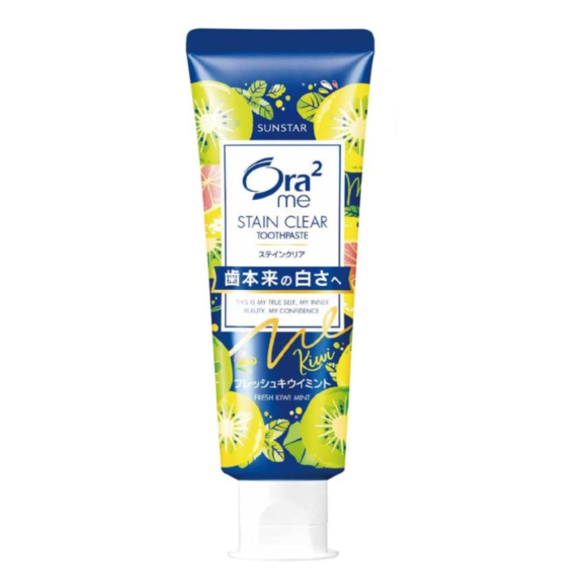 SUNSTAR Ora2 зубна паста для білизни зубів та проти нальоту з ківі 130 гр