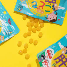 UNIMAT RIKEN Cod Liver Oil Drop Gummy дитячі жувальні вітаміни з вітамінами В і рибʼячим жиром, 100 шт