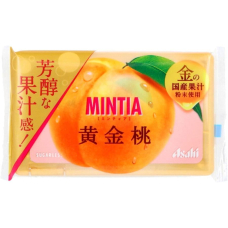 ASAHI Mintia Golden Peach драже для свіжого подиху зі смаком персика, 50 табл