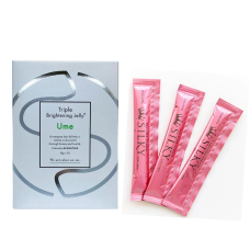 CHO`RISM Triple Brightening Jelly Ume колагенове желе для пружної шкіри без пігментації, смак сливи уме, 30 стіків