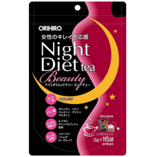 ORIHIRO Night Diet Tea Beauty нічний чай для схуднення та підтримки краси, 16 пакетиків