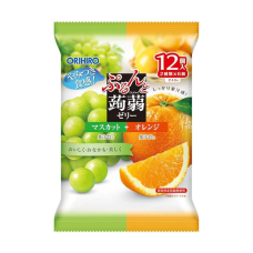 ORIHIRO Purunto Konjac Jelly низькокалорійне конняку-желе (мускат, апельсин), 240 г