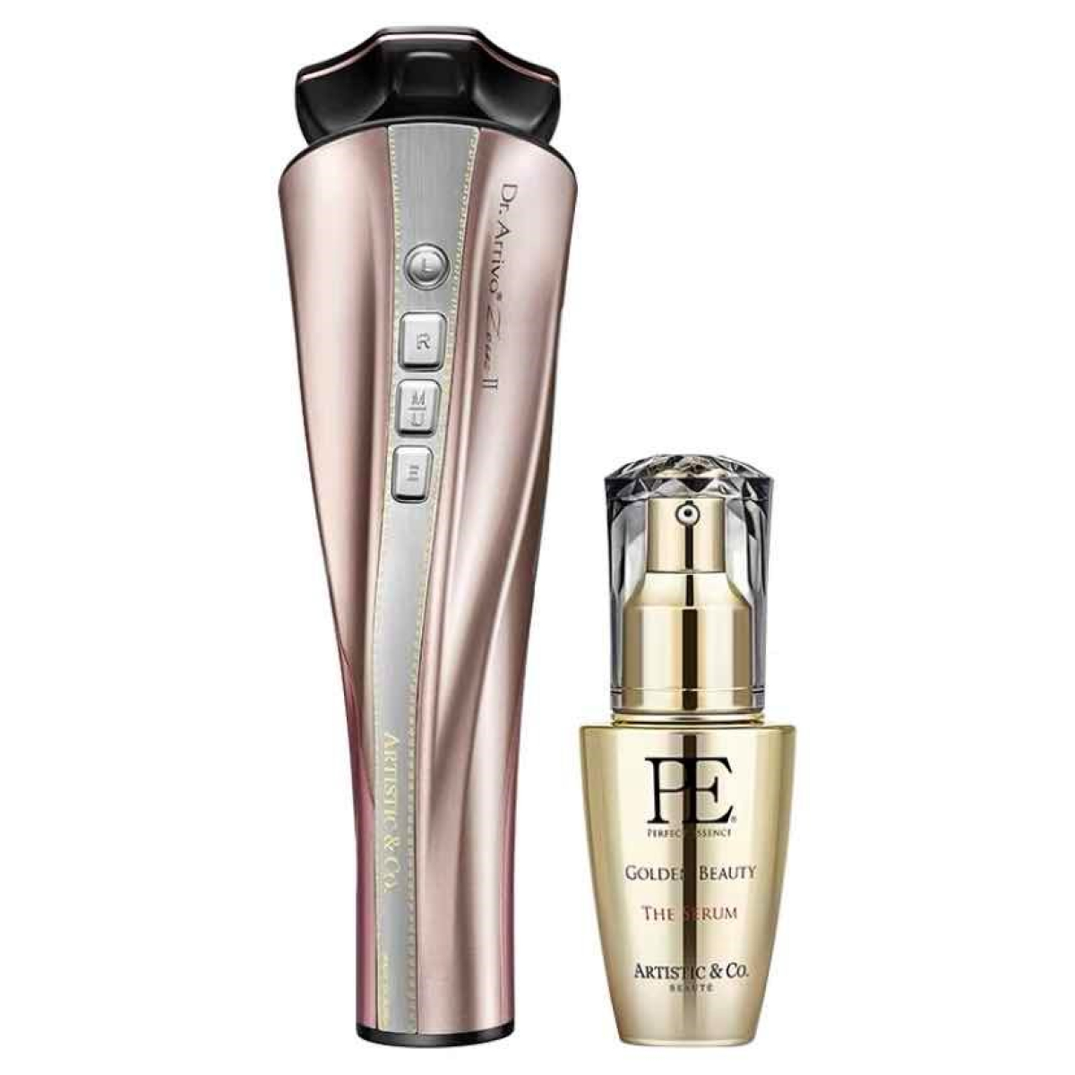 ARTISTIC&Co Dr.Arrivo The Zeus II косметологічний комбайн з сироваткою (рожевий)