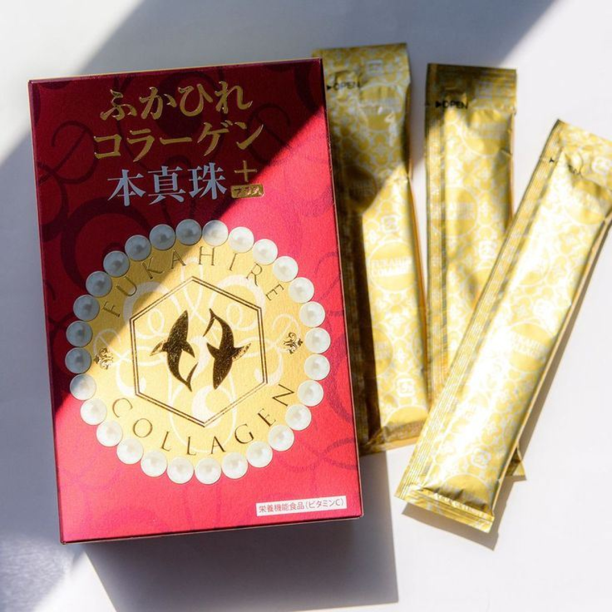 GINZA TOMATO Shark Collagen Pearl Plus колагенове желе з пудрою перлин (30 стіків)