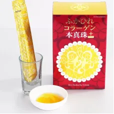 GINZA TOMATO Shark Collagen Pearl Plus колагенове желе з пудрою перлин (30 стіків)