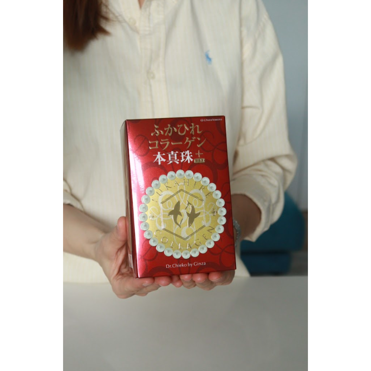 GINZA TOMATO Shark Collagen Pearl Plus колагенове желе з пудрою перлин (30 стіків)