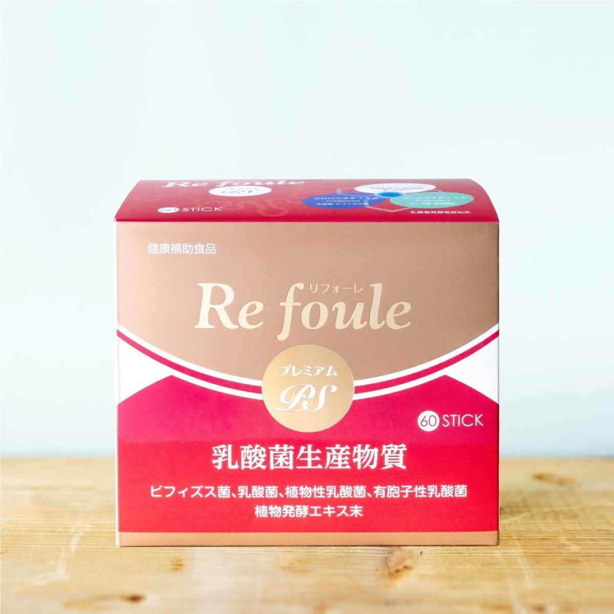 ENZYM Re Foule Premium PS потрійний синбіотик для покращення роботи ШКТ, 60 стіків