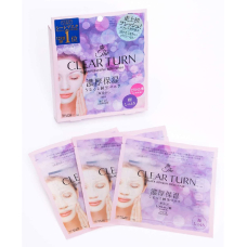 KOSE COSMEPORT Clear Turn Premium Fresh Mask глибоко зволожуюча тканинна маска, 3 шт