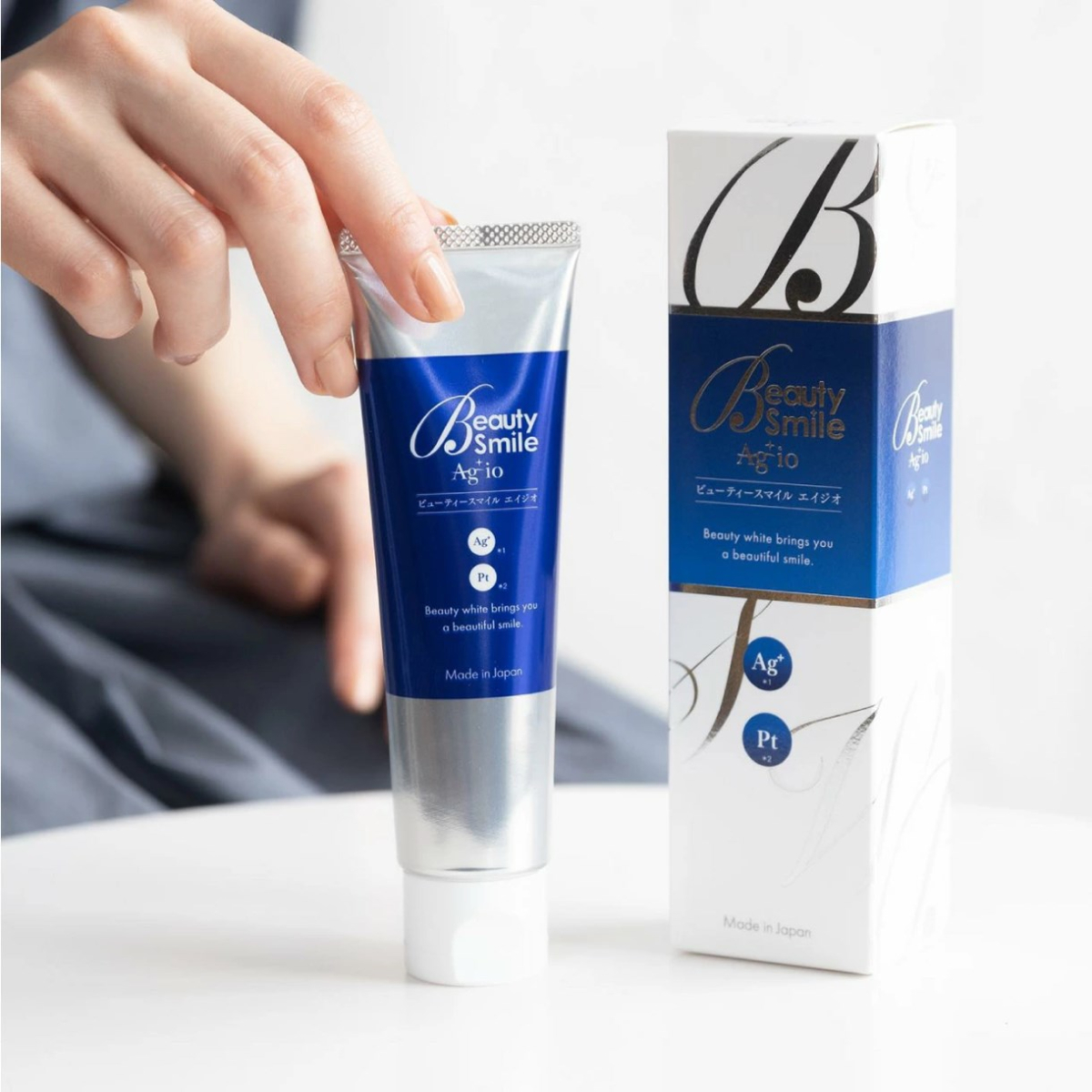 BEAUTYSMILE Agio преміальна відбілююча зубна паста без фтору (нічна), 90 гр