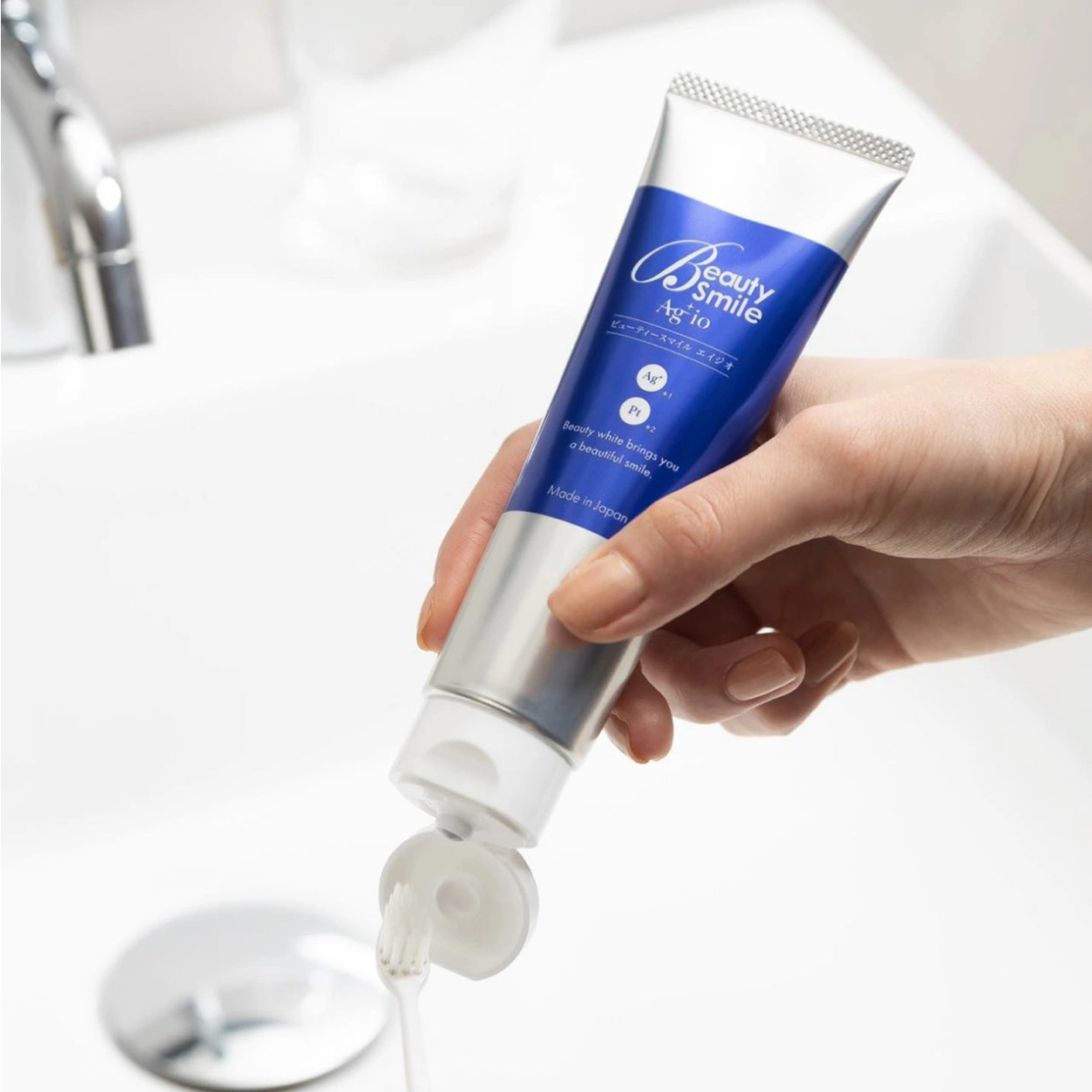 BEAUTYSMILE Agio преміальна відбілююча зубна паста без фтору (нічна), 90 гр