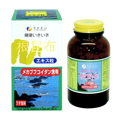FINE JAPAN Kelp Root Extract натуральный морской йод с фукоиданом, 500 табл