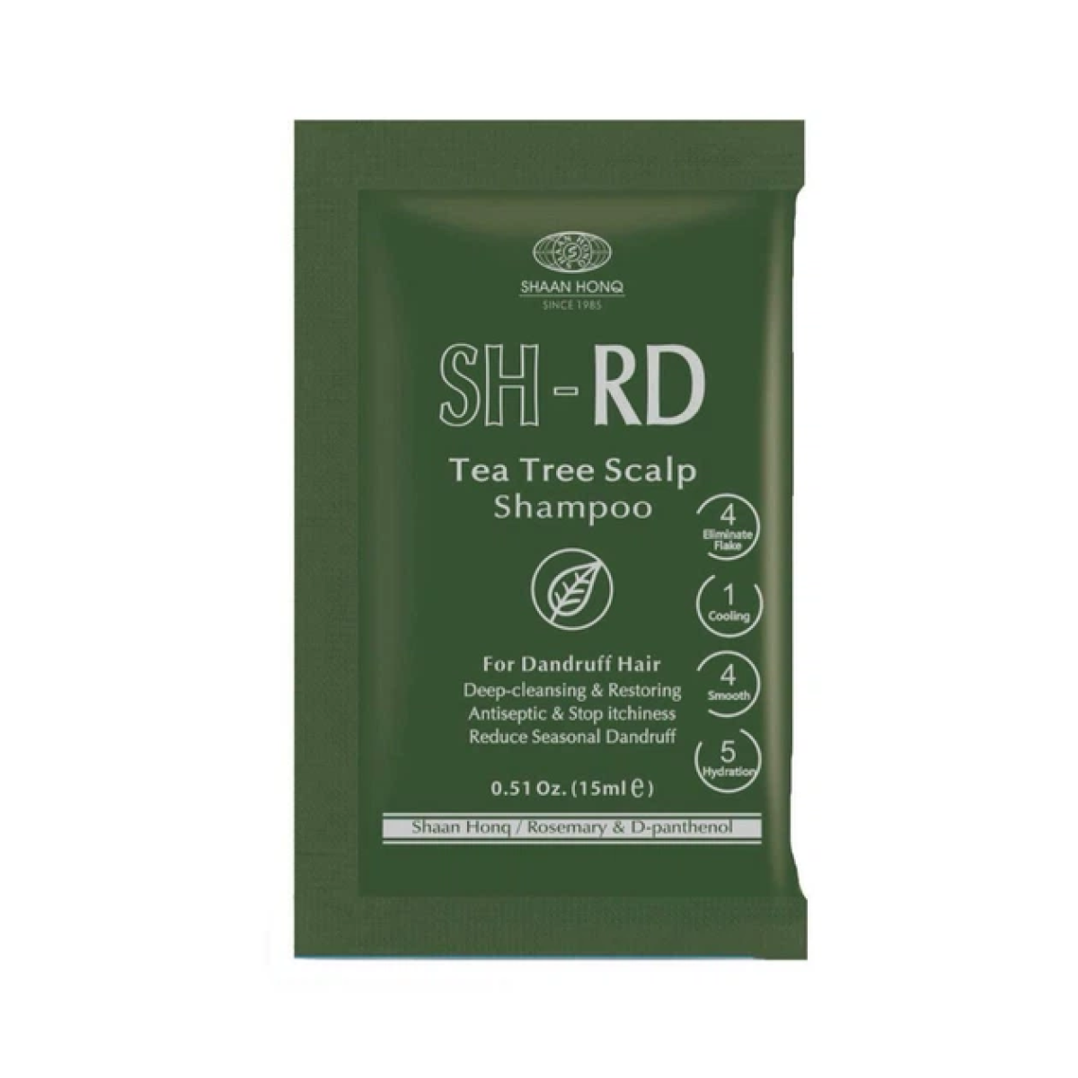 SH-RD Tea Tree Scalp Shampoo терапевтичний шампунь проти лупи на основі масла чайного дерева, 15 мл