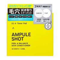 BOTTLEWORKS Ampule Shot Toner Pad очищувальні пади для обличчя, 60 шт