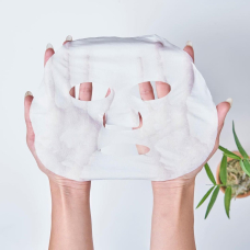 DR.PLANT Snow Lotus Snow White Face Mask зволожуюча маска для обличчя для тьмяної шкіри, 1 шт