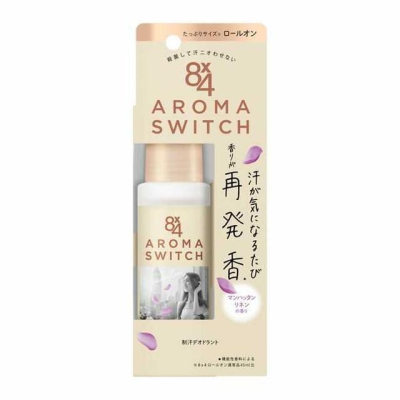 KAO Biore 8x4 Aroma Switch Deodorant Roll-On роликовий дезодорант-антиперспірант (ірис та мускус), 65 мл