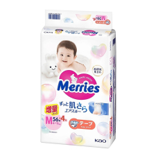 KAO Merries подгузники, М (6-11 кг), 60 шт