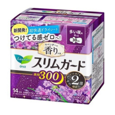 KAO Laurier Night Use Slim ультратонкі нічні гігієнічні прокладки 30 см, 14 шт