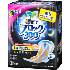 KAO Laurier Super Absorption Night Use нічні гігієнічні прокладки 30 см, 18 шт