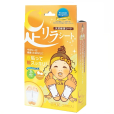 MEGUMI Foot Relax Sheet Ginger детокс-пластирі для ніг (імбир) 30 шт