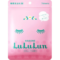 LULULUN Face Mask Hakone Rose зволожуюча маска з екстрактом троянди, 7 шт х 4 уп