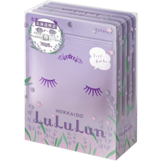 LULULUN Face Mask Hokkaido Lavender заспокійлива маска з екстрактом лаванди, 7 шт х 5 уп