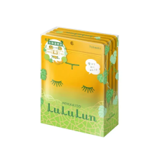 LULULUN Face Mask Hokkaido Melon антивікова зволожуюча маска з олією дині, 7 шт х 5 уп