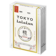 LULULUN Face Mask Tokyo Kouji живильна маска з екстрактом саке та кодзі, 7 шт х 4 уп