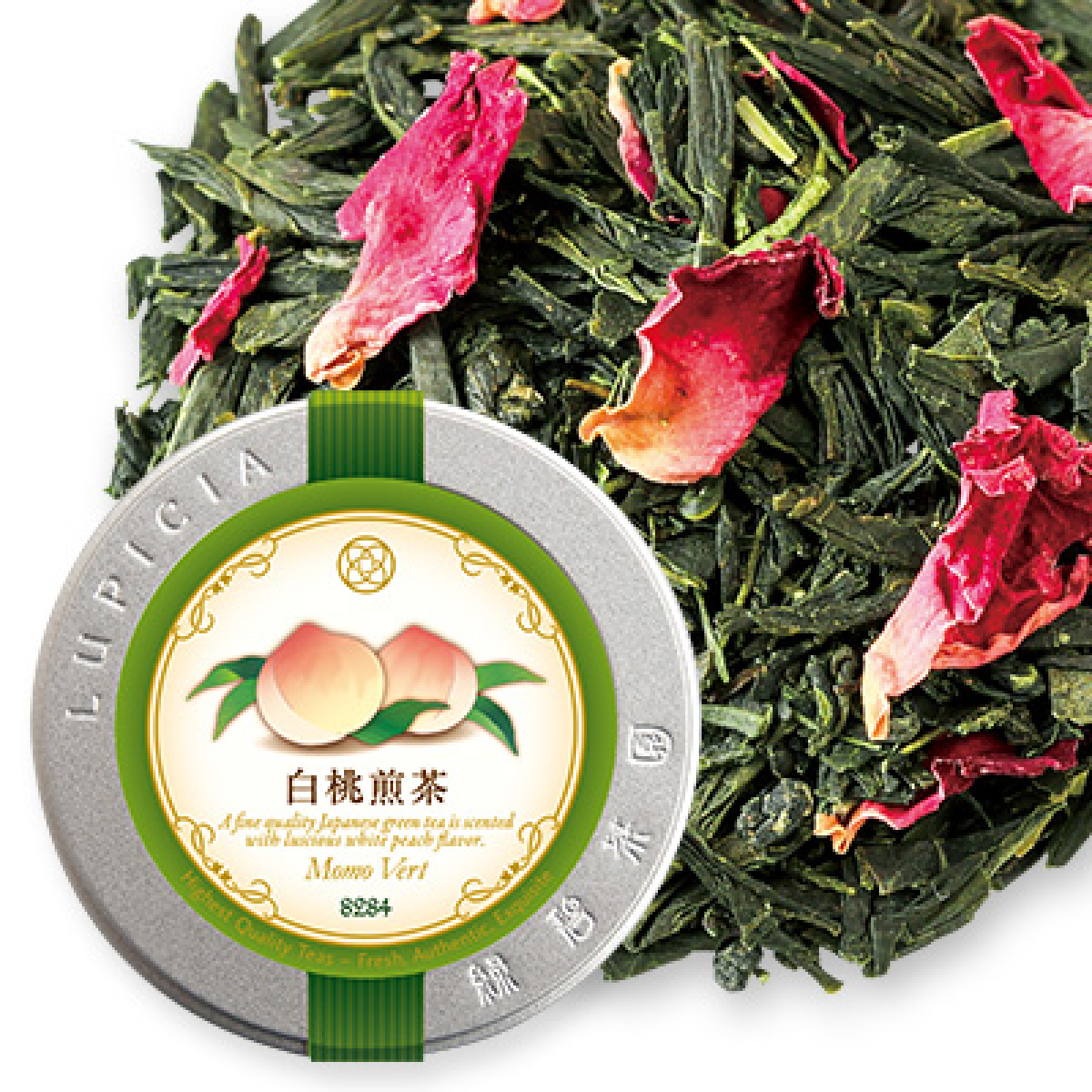 LUPICIA White Peach Sencha преміальний сенча з ароматом білих персиків, 50 г