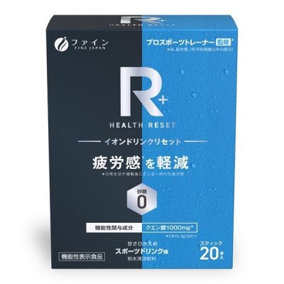 FINE JAPAN R+ Ion Drink Reset ионный напиток для занятий спортом, 20 стиков