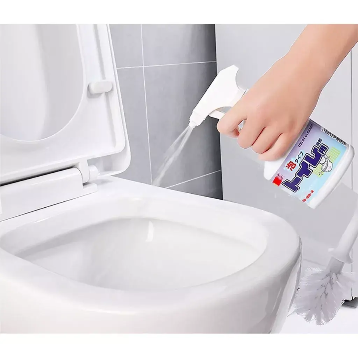 ROCKET SOAP Toilet Cleaner Spray Foam спрей-піна для миття унітазів, мʼята, 300 мл