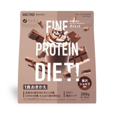 FINE JAPAN Protein Diet Chocolate протеїн із плацентою, біфідобактеріями та коіксом, 300 гр