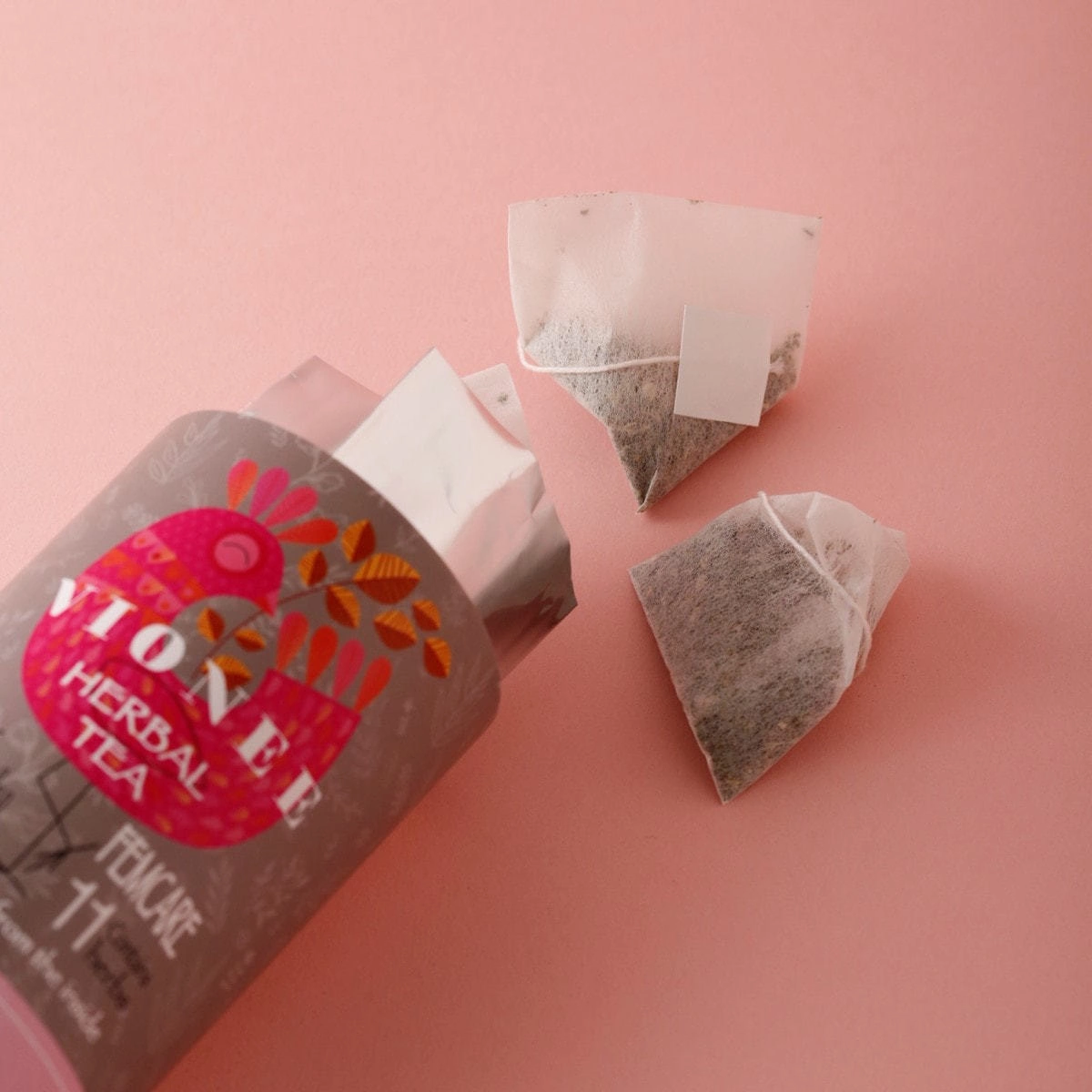 VIONEE Herbal Tea Pink травʼяний чай для вагітних / до та після пологів, 14 пак